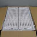 5 Pack Folding Closet Organizers Storage Box, Stackable Storage Bins, Plastic Drawer Basket Closet Storage for Wardrobe Cupboard Kitchen Bathroom Office 5L (White)