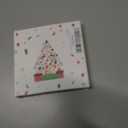 Cross 3.5 Inch Ceramic Christmas Hanging Ornament - Cross Spring Flower