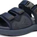 KuaiLu Mens Hiking Sandals with Arch Support Orthopedic Walking Recovery Sandals for Plantar Fasciitis Open Toe Summer Athletic Sport Comfortable Cushion Breathable Outdoor Water Sandals Size7-13