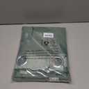 BGment Dark Green Sheer Curtains 72 Inches Long - Embroidered Leaf Pattern Light Filtering Cottage Core Botanical Semi Sheer Grommet Window Drapes for Farmhouse Living Room, 2 Panels, 52 x 72 Inch