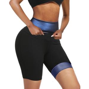huiming Sauna Sweat Shorts for Women Slimming Compression Workout Thermo Waist Trainer Slimming Leggings Pants Body Shaper,L/XL