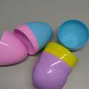 JOYIN 12 Pcs Large Plastic Easter Eggs, 6 Inches Colorful Jumbo Eggs Fillable for Easter Themed Hunt Basket Stuffers Fillers Filling Treats Party Favor Classroom Prize Supplies