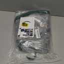 UWIOFF 4-Tier Greenhouse Replacement Cover Clear PVC Greenhouse Cover with Roll-Up Zipper Door - 27" L x 19" W x 63" H