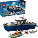 LEGO City Police Boat Chase Building Toy for Kids - Pretend Play Set for Boys & Girls, Ages 6+ - Building Blocks W/ 2 Floating Boat Toys for Playtime & Bath Time - Gift Idea for Birthdays- 60456