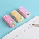 18 Pack Fruit Rabbit Jelly Erasers for Kids, Kawaii School Supplies Prize Gifts Party Favors