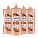 Suave Silk Protein Infusion Conditioner, Sleek and Smooth, for Soft Hair and Frizz Control, 28 oz Pack of 4