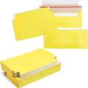 Tear-Strip Yellow Envelopes (48 Pack)
