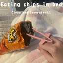 9 PCS & 9 COLORS! Gamer Finger Chopsticks, Snacking Innovation, Gaming Snack Solution