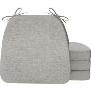 AAAAAcessories Chair Cushions for Dining Chairs, 17 x 16 x 2 in, Set of 4, 17x16x2"-4 Pack