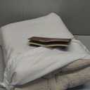 Bedsure 100% Cotton Muslin Blanket 8-Layer Queen, Breathable & Substantial Oeko TEX Gauze Bedding, PureWoven All-Season Moisture-Wicking Comfort, Softens After Wash, Linen Beige, 90"x90"