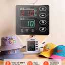 VEVOR Hat Heat Press Machine, with 4 Interchangeable Platens and Caps Stretcher, Precise Temperature & Time Control, Heat Press for Hats and Caps, for HTV Iron On and Sublimation Projects, White