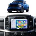 Car Screen Protector for 2024 2025 2023 2022 2021 Ford F-150 (XL/STX/XLT/Lariat/Platinum/Limited/Tremor/Raptor/King Ranch) SYNC4 Accessories Screen Protector Tempered Glass 12