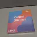 2 x [12 Pack] Rug Pad Gripper, Double Sided Non-Slip Rug Pads Rug Tape Stickers Washable Area Rug Pad Carpet Tape Corner Side Gripper for Hardwood Floors and Tile