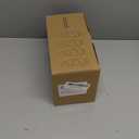 4 PCS Artificial Mini Christmas Trees, 7.9IN Bottle Brush Trees with 2 Modes Timer LED String Lights, Button Cell Battery Powered Desktop Pine Trees with Wooden Base for Home Xmas Decor (Warm White)