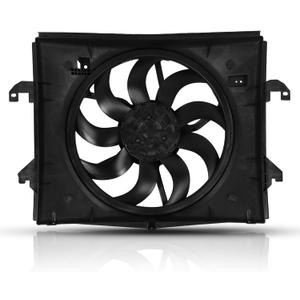 SCITOO Engine Radiator Cooling Fan Assembly Compatible with 2013-2018 for Ram for 1500 3.6L 2019-2023 for Ram for 1500 Classic 3.6L; Replace 624040;52014772AF;CH3115194