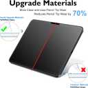 Esanik [2+2 Pack Like Paper Glass Screen Protector for iPad Pro 11 Inch M5/M4 (2025/2024) with Camera Lens Protector & Alignment Frame, 9H Tempered Glass PAPERed Film for Drawing Writing