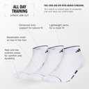 adidas mens All Day Training Low Cut Socks Engineered for Sport Performance With Targeted Cushioning for Running (3-pair) (L)