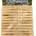Economy Kitchen Accessory Wooden Clothespins 50 Count