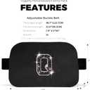 Graduation Gifts for Teens Kids Daughter Sister Her - Birthday Gifts for 3 4 5 6 7 8 9 10 11 12 13 Year Old Girls,Fanny Pack Crossbody Bag Belt Bag Cute Trendy Stuff | Black,Initial Q