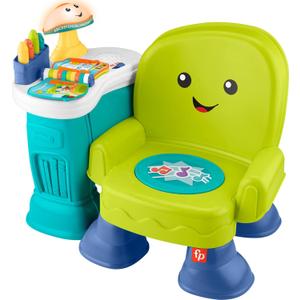 Fisher-Price Toddler Toy Laugh & Learn Song & Story Learning Chair with Music Lights & Activities for Kids Ages 1+ Years, Medium