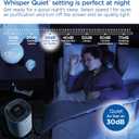 Clorox HEPA Air Purifiers for Home, True HEPA Filter, Medium Rooms Up to 1,000 Sq Ft, Removes 99.9% of Mold, Viruses, Wildfire Smoke, Allergens, Pet Allergies, Dust, AUTO Mode, Whisper Quiet