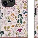 for iPhone 14 Pro Case Cute – Wireless Charging Compatible – Dual-Layer Shockproof Protection with Stylish Wildflower Design – Protective Cover for Women - Custom Vintage Floral