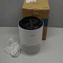 AROEVE Air Purifiers for Bedroom Home, Air Purifier For Smoke Pollen Dander Hair Smell Air Cleaner with Sleep Mode Speed Control For Bedroom Office, MK01- White