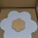 LED Ceiling Lights Fixture 19.7in Dimmable Flower Shape Wooden Nursery Light Fixture with Remote 35W Kids Ceiling Lamp for Kids Room Nursery Room Bedroom Living Room Dining Room