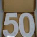 50th Birthday Decorations Woman Man,Marquee Numbers for 50th Wedding Anniversary Decorations,Light Up Numbers 50 Sign for Party Backdrop Wall Decor,50 Birthday Centerpieces Table Decoration