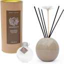 Premium Reed Diffuser Set - Clean Cotton 5.07oz | Long-Lasting Therapeutic Home Fragrance | Luxury Ceramic Base, Refillable Bedroom & Office Decor