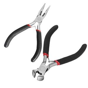 JOSDIOX Zipper Repair Kit Tool- Zipper Install Pliers for Replacement & Repair, Mini Needle-Nose Plier And End- Cutting Pliers