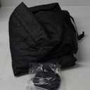 URPOWER Dog Seat Cover, 100% Waterproof Hammock 600D Heavy Duty Scratch Proof Nonslip Durable Soft Pet Back Seat Covers for Cars Trucks and SUVs (All Black)
