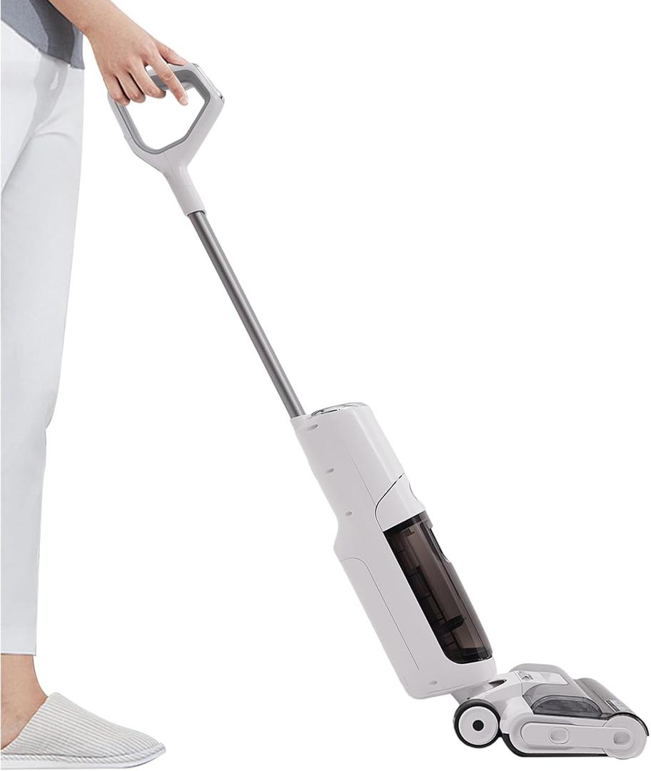 Smart Wet Dry Vacuum, 250W Cordless Hardwood Floor Cleaner One-Step Cleaning Vacuum Mop Great for Multi-Surface