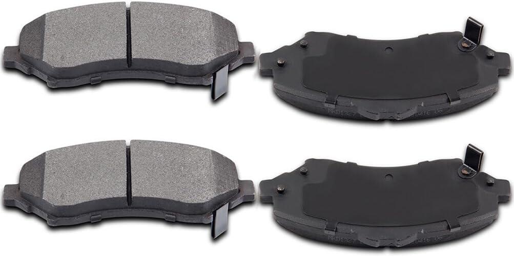 ECCPP D1327-8439 Front Semi Metallic Disc Brake Pad Set Fit For Chrysler Town & Country 2008-2016,For Dodge Grand Caravan 2008-2016,For Dodge Journey 2009-2013,For Dodge Nitro 2007-2011