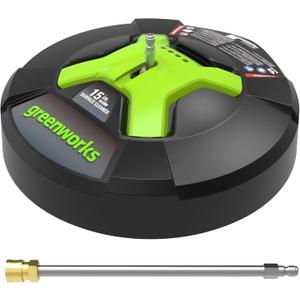 GreenWorks 5210902 15" Extension Included Surface Cleaner, Green