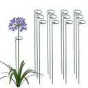 Thealyn 36 Inch 12 Packs Plant Support Stakes,Garden Single stemmed Plant Support Hoops, Plant Prop, for Flowers,Orchid, Tomatoes Peony Lily Rose (36 inch)
