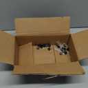 100pcs Plastic Screw Covers, Dome Cap (Black)