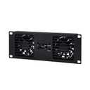 GeeekPi 10inch 2U Rack Mount Fan Unit with 2 Fans for DeskPi RackMate T1/T0/T2/T0 Plus/T1 Plus/TL1/10 inch Mini Server Rack