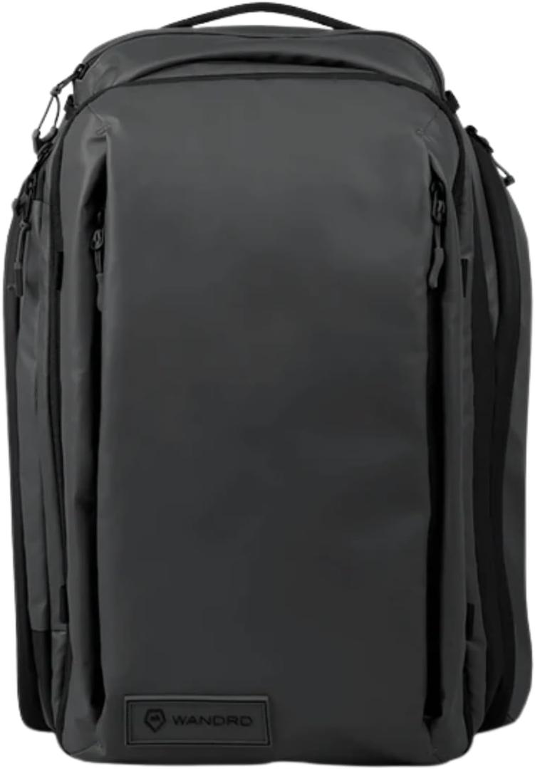 WANDRD TRANSIT Travel Backpack (35L): Expandable Carry-On Travel Backpack  Weather-Resistant, Laptop Compartment, Dual Side Access & Camera Cube Compatible Adventure Bag (Black)