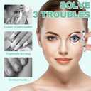 Contact Lens Applicator Tool Eye Contact Removal Tweezers, Scleral Lens Inserter, Contact Lens Case, Contact Lens Eyelid Wearingtool for Travel
