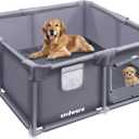 Whelping Box for Dogs and Puppies, 606030 in Whelping Supplies with Waterproof Whelping Pad for Medium Small Dogs