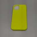 ORNARTO Compatible with iPhone 13 Case 6.1, Slim Liquid Silicone 3 Layers Full Covered Soft Gel Rubber Phone Case Protective Cover 6.1 Inch-Fluorescent Yellow