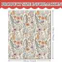 Vintage Floral Blanket - Wildflower Throw Blanket, for Couch & Bed, 50x60 Inches