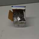 Ansible 24 Pcs Chair Leg Floor Protectors Square, Silicone Felt Furniture Leg Pads Caps Covers for Hardwood Floors (Fit:3/4" to 1-1/16") (Clear)