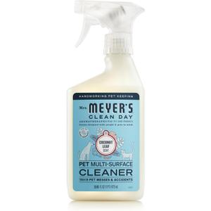 Mrs. MEYER'S CLEAN DAY Pet Multi-Surface Cleaner, Coconut Leaf Scent, 16oz