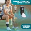 Med Spec ASO Ankle Stabilizer - Lace Up Ankle Brace for Sprained Ankle and Peroneal Tendonitis, Orthopedic Ankle Support for Men, Women, Adults, Teens and Kids, Sports Injury Recovery, XXL