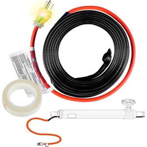HEATIT Heating Cable - CSA & ETL Approved, Prevents Pipe Freeze, Keeps Water Flowing, Energy-Efficient, Reliable Performance, Hassle-Free, Durable Heat Tape for Water Pipes HISD 6ft, 7w/ft, 120V