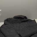Amazon Essentials Men's Anorak Hooded Quarter-Zip Puffer Coat (XX-Large, Black)