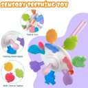 4-in-1 Baby Toys Montessori Soft Stacking Blocks for Babies, Infants Teething Toys, Sensory Balls and Educational Learning Set for Toddlers (Boys & Girls)