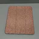 Sevrok Glitter Case for iPad Air 13" M3/M2 (2025/2024),Screen Protector with Pencil Holder,Sparkle Glitter Leather Trifold Stand Magnetic Smart Cover, Shiny Clear TPU Back for Women & Girl, Rosegold